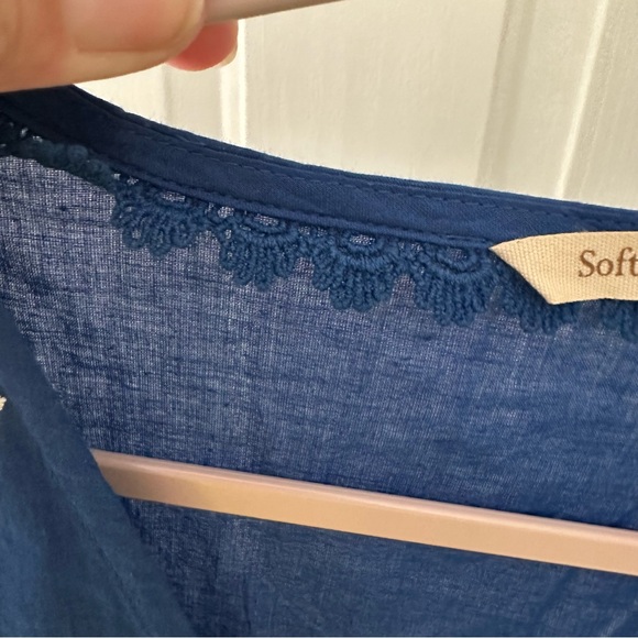 Soft Surroundings Shona Embroidered Top 2X - Picture 8 of 12